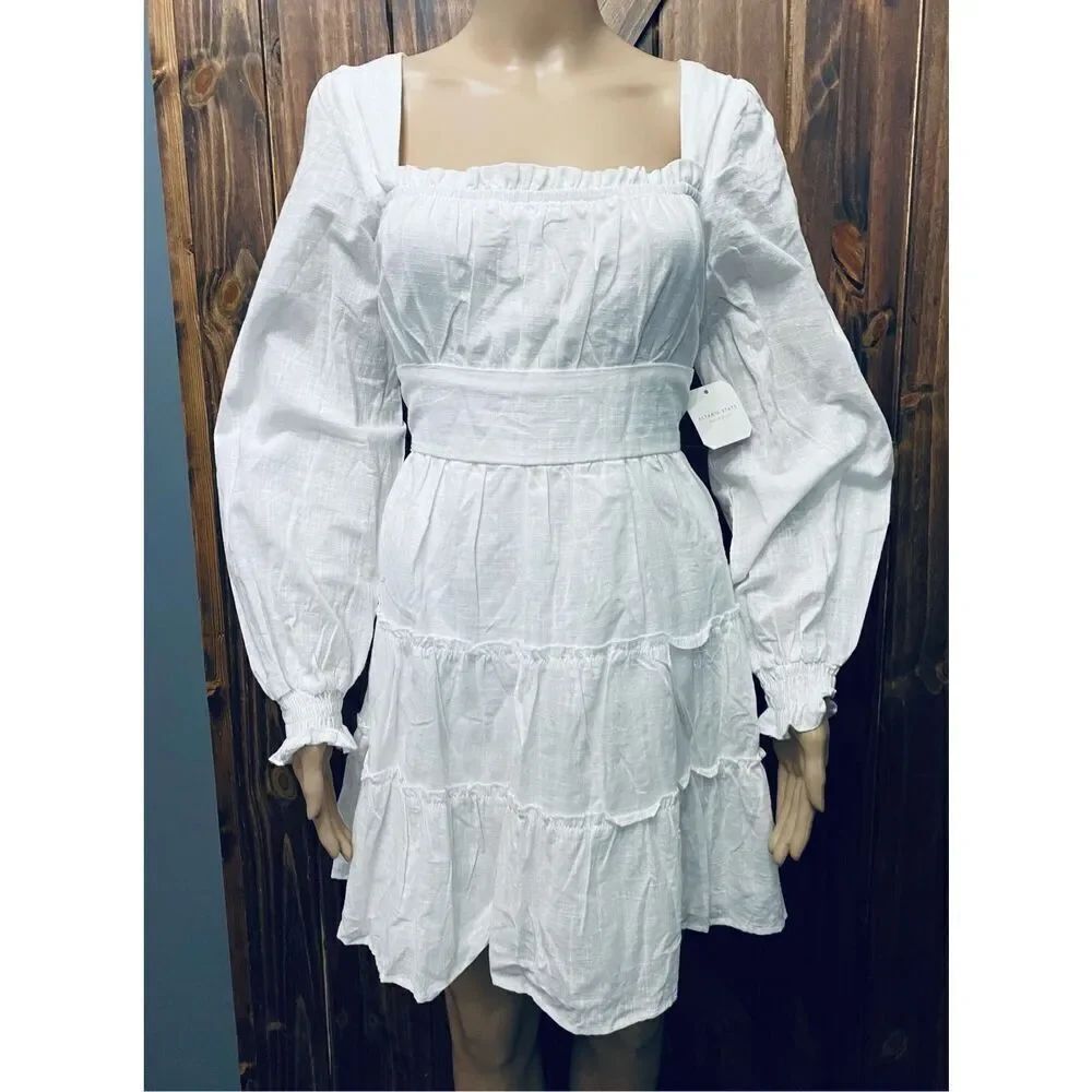 Altar’d State Ruffled Boho Dress Size Small